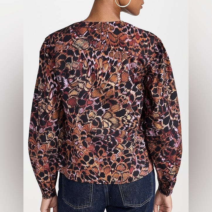Ulla Johnson Rosefinch Cotton Long Sleeved Blouse | Size 2